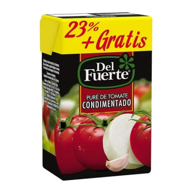 Pure De Tomate Del Fuerte Cond. 210 Gr+23% Gratis Compra Unica