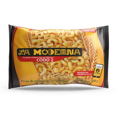 Pasta Codo La Moderna 450 Gr