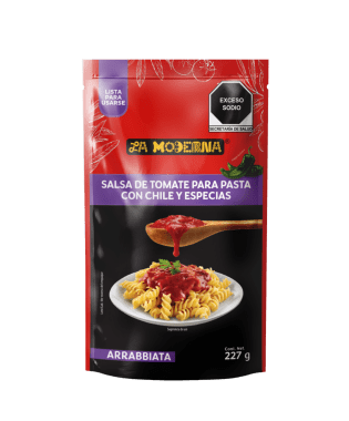 Salsa Para Pasta Arrabiata 227 Gr La Moderna