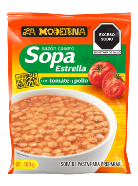 Sopa En Sobre Estrellitas La Moderna 100 Grs