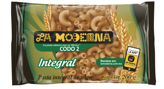 Codo 2 Integral 2/200Gr La Moderna