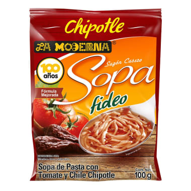 Sopa De Fideo Chipotle La Moderna 100 Gr