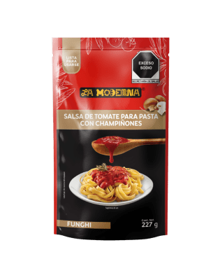 Salsa Para Pasta Funghi 227 Gr La Moderna