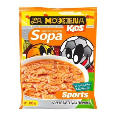 Sopa En Sobre La Moderna Kids Sport 100 Gr