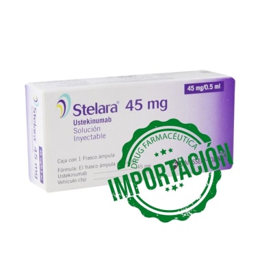 STELARA 45 MG C/1 FCO AMP IMPORTACIÓN.  Ustekinumab.  Precio y existencia por validar