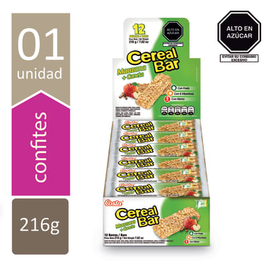 CEREALBAR MANZANA CANELA 12x18 GR