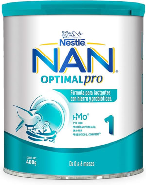 Fórmula Infantil NAN 1 Optimal Pro, 0 a 6 Meses, 400g