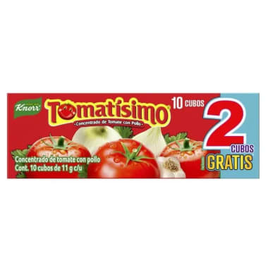 Consome Tomatisimo 8 Cubos + 2 Cubos Gratis