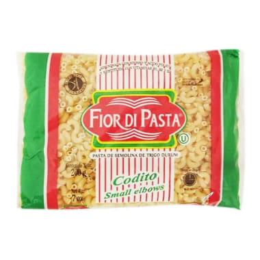 Pasta Para Sopa Codo Fior Di Pasta 200 Gr