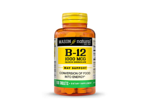 MASON NATURAL VITAMINA B12 1000 MG TABLETA FRASCO X 100 