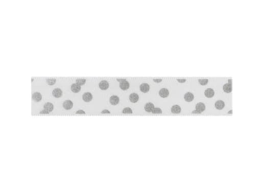 CINTA DE TELA SILVER DOT (374118)