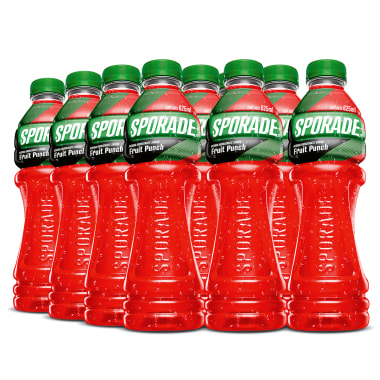  SPORADE FRUIT PUNCH PET NO RETORNABLE 625 ML 12       