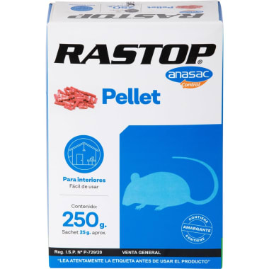 RATICIDA RASTOP PELLET (250 G)          