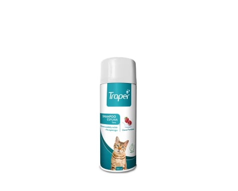 SHAMPOO ESPUMA SECA GATO TRAPER (170 ML)