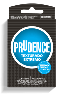 Preservativo Prudence Texturado Extremo x3u