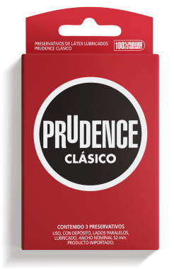 Preservativo Prudence Clásico x3u