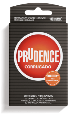 Preservativo Prudence Corrugado x3u