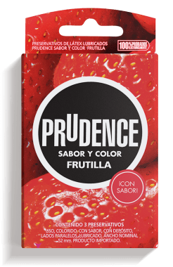 Preservativo Prudence Frutilla x3u