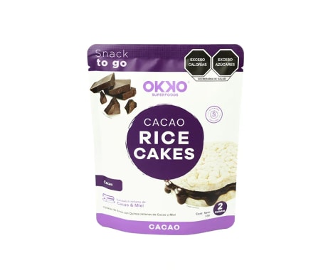 Rice Cakes Cocoa Quinoa Okko 33 Gr