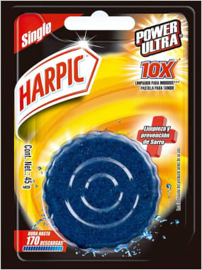 Pastilla Acuatica Harpic Azul 1Pza 45Gr