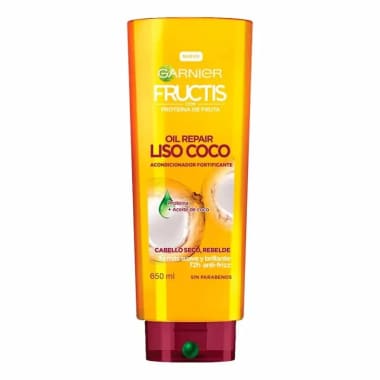 Acond. Fructis Oil R Liso Coco 650Ml