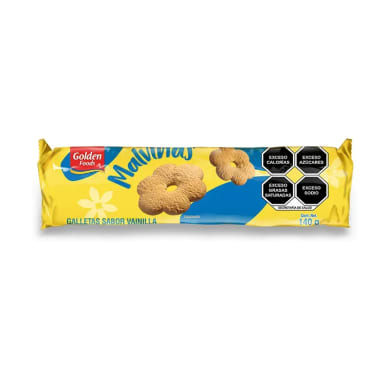 Galletas Golden Malvinas 140 Gr Rollo Todas