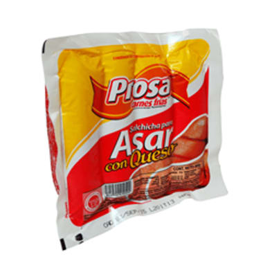 Salchicha P/Asar Con Queso Prosa 800Grs