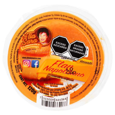 Flan Napolitano Horneado La Tia Sara 120 Gr