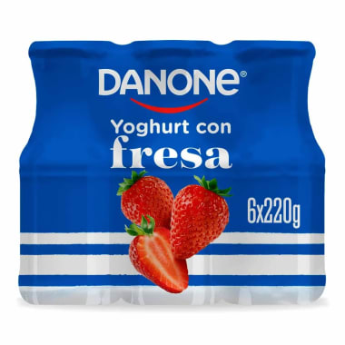 Yoghurt Fresa Danone Mpck 1320Gr (6X220G)