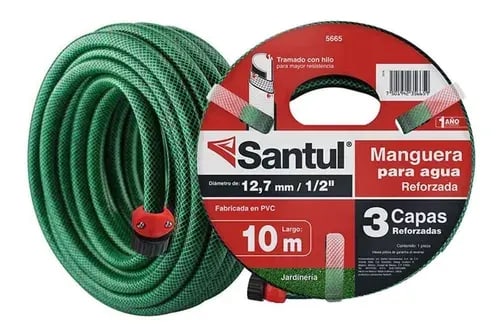 Manguera Tramada Verde Santul 10 Mts.