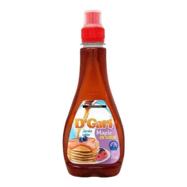 Jarabe Sabor Maple Sin Azucar Dgari 250 Ml