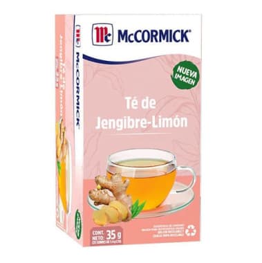 Te Mc Cormick Jengibre-Limon C/25