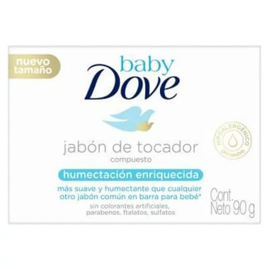 Jabon Bebe Dove Humectacion Enriquecida 90 Grs