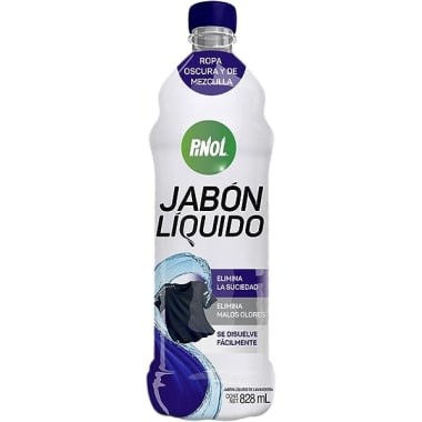 Jabon Liquido Pinol Ropa Oscura Y Mezclilla 828Ml