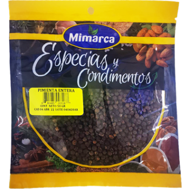 Pimienta Entera Mimarca 18 Gr