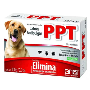 Jabon Grisi Anti Pulgas Ppt 100Gr Perro