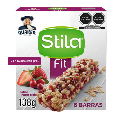 Barras Stila Fit Frutos Rojos 138 Gr