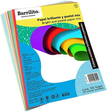 Papel Brillante Y Pastel Mix Para Imppresion