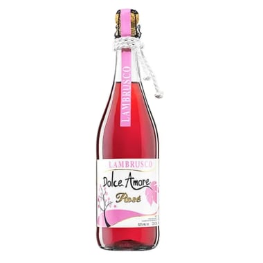 Vino Rosado Espumoso Dolce Amore Lambrusco Rose 750 Ml