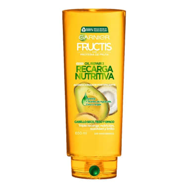 Acond. Fructis Or Recarga Nutritiva 650Ml