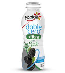 Yoghurt Yoplait Doble Cero+Fibra Ciruela 220Gr
