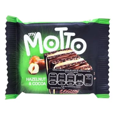 Galletas My Motto Avellana 34 Gr Todas