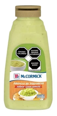 Mayonesa Mccormick Guacamole 340 Gr Squezze