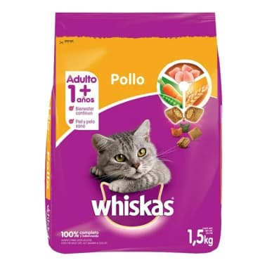 Alimento Whiskas Pollo 1.5 Kg