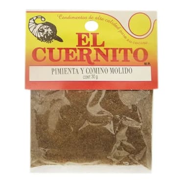 Pimienta Y Comino Molido El Cuernito 30 Gr