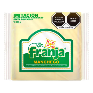 Queso Americano Manchego La Franja 138Grs