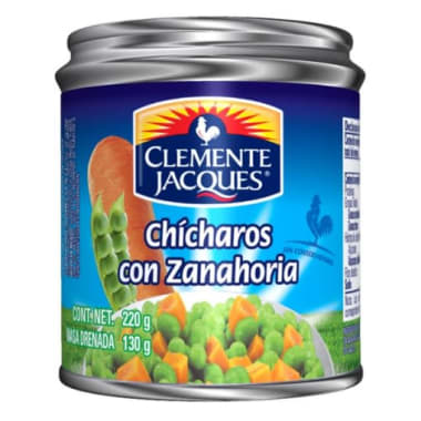 Chicharos Clemente Con Zanahoria 220 Gr