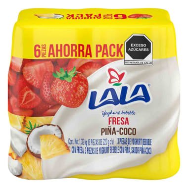 Yoghurt Lala Beb Des Surtido C/6Pz 220Gr