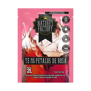 Natures Factory Té Rojo Rosas 20G