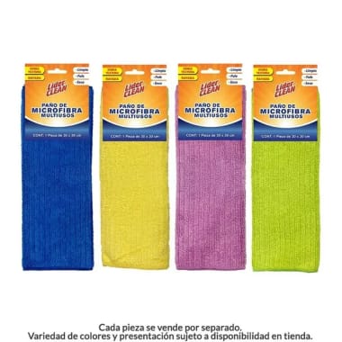 Tela Microfibra Lider Clean 30X30 Cm Todas